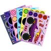 6 Sheets/Pack Racing Car Decoration Stickers Monster Truck Parts Puzzle Face Change Stickers Creative Hand Collage