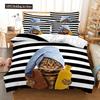 3D Cat Cute Kitten Pattern Duvet Cover Cat Kids Bedroom Decoration Cat Bedding Set For Women Girls Boys Gifts With Zipper 3Pcs