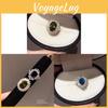 Geometric Oval Zircon Open Ring For Women Elegant Fashion Jewelry