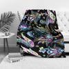 Vibrant Paisley Floral Print Blanket Throw Decorative Bed Sofa Cover Colorful Ethnic Pattern Throw Blanket