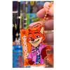 Disneys Zootopia Nick Wilde Judy Hopps Double Sided Acrylic Ruler Ruler Keychain Schoolbag Charm Stationery Merchandise