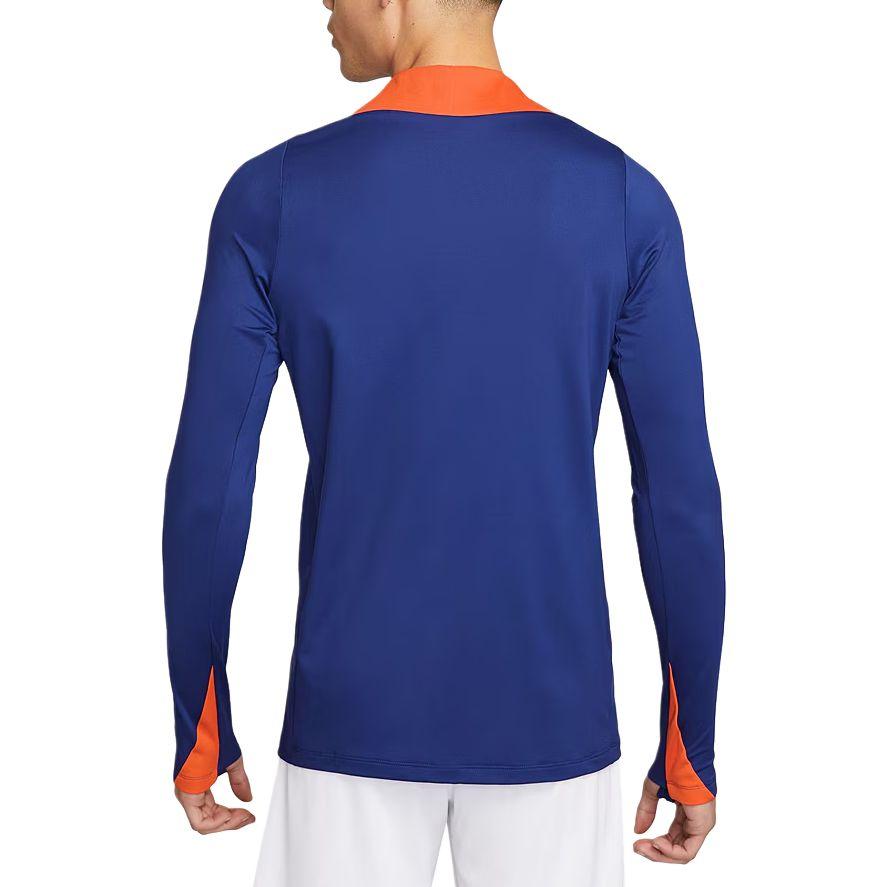 Nike Dri-Fit Netherlands 2024 Strike Drill Long Sleeve Soccer Shirt Men Tops FJ2997-455