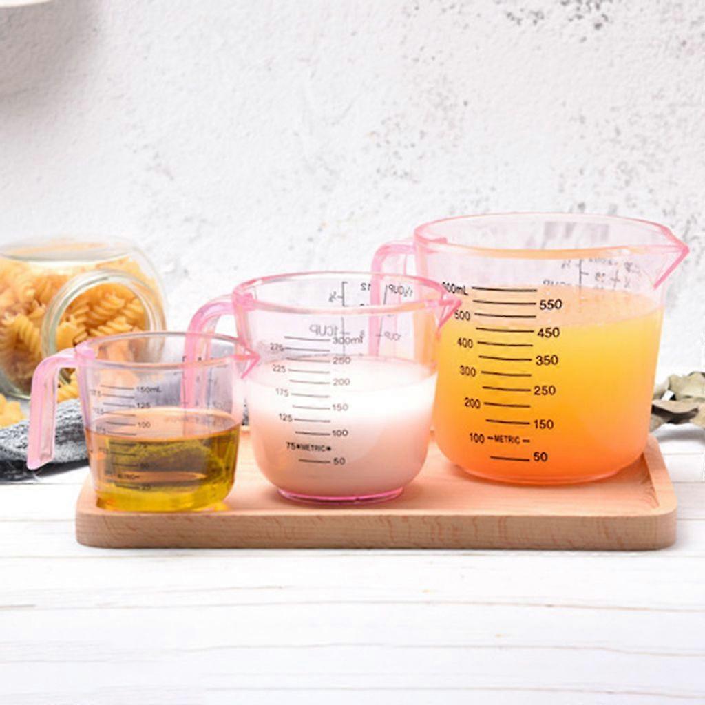 600ml Handle Buffalo Milk Egg Scale Measuring Cup Measuring Tool - Pink