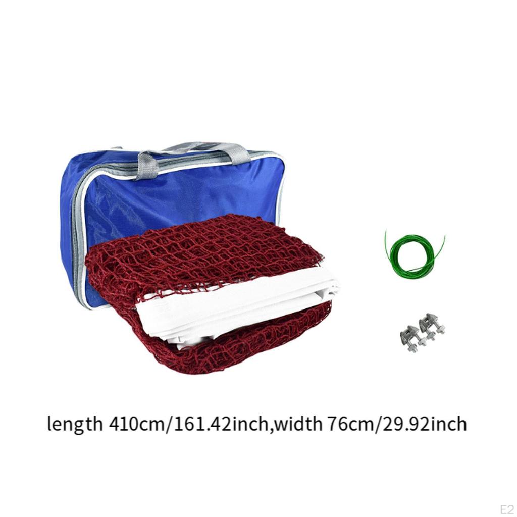 Badminton Net Only Pickleball Replacement Easy Setup Volleyball with Carrying Bag for