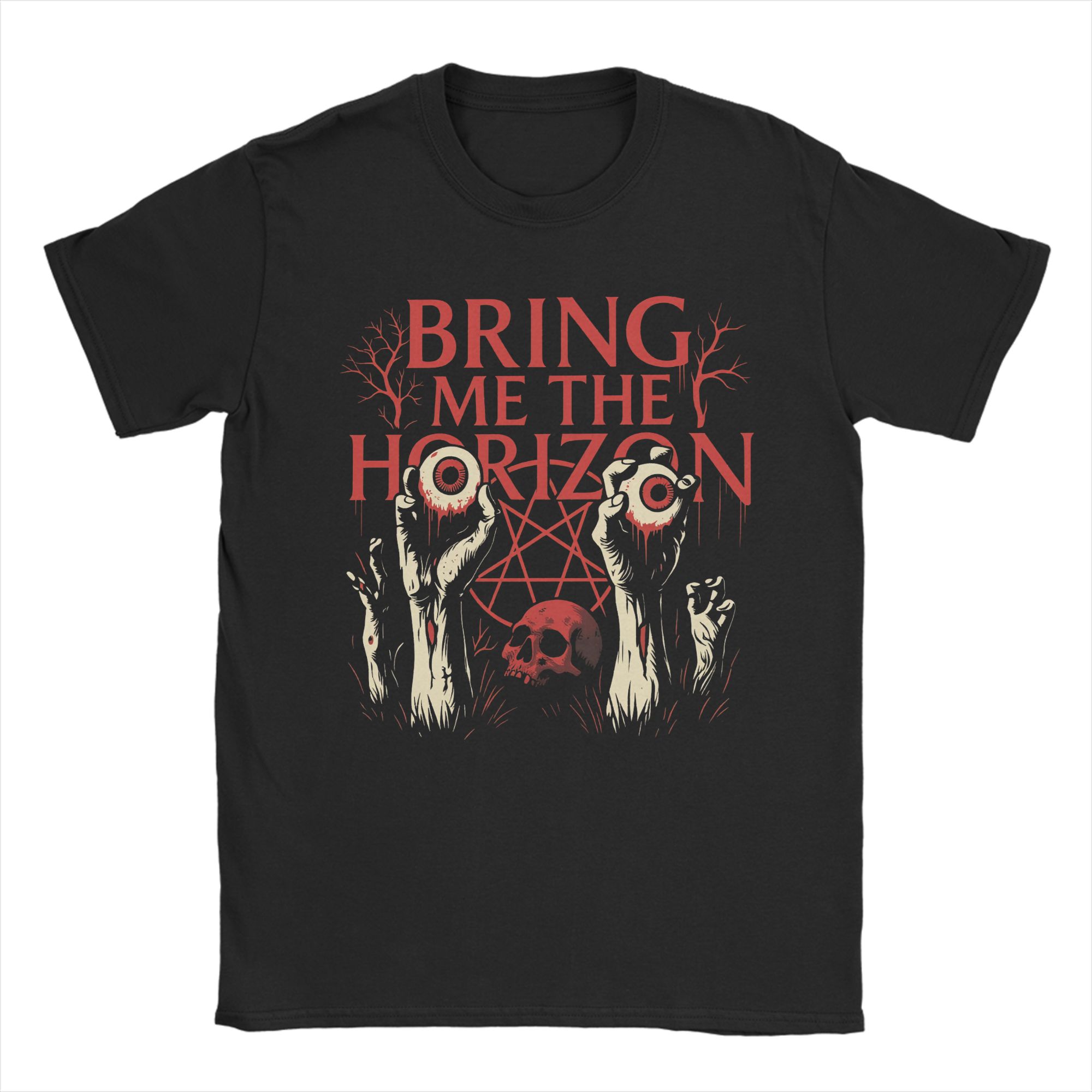 

BMTH Bring Me The Horizon Metalcore T-Shirt Men women Fashion Cotton Tee Shirt O Neck Short Sleeve T Shirts Clothing S