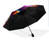 1 PC Automatic Folding Umbrella - Butterfly Garden Pattern, Portable & Foldable Design with 8 Ribs, Christmas Birthday Gifts