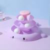 Hot Cat Toys Self-amusement Cat Turntable Toy Ball Fun Cat Stick Cat Fun Automatic Fun Cat Toy Pet Supplies