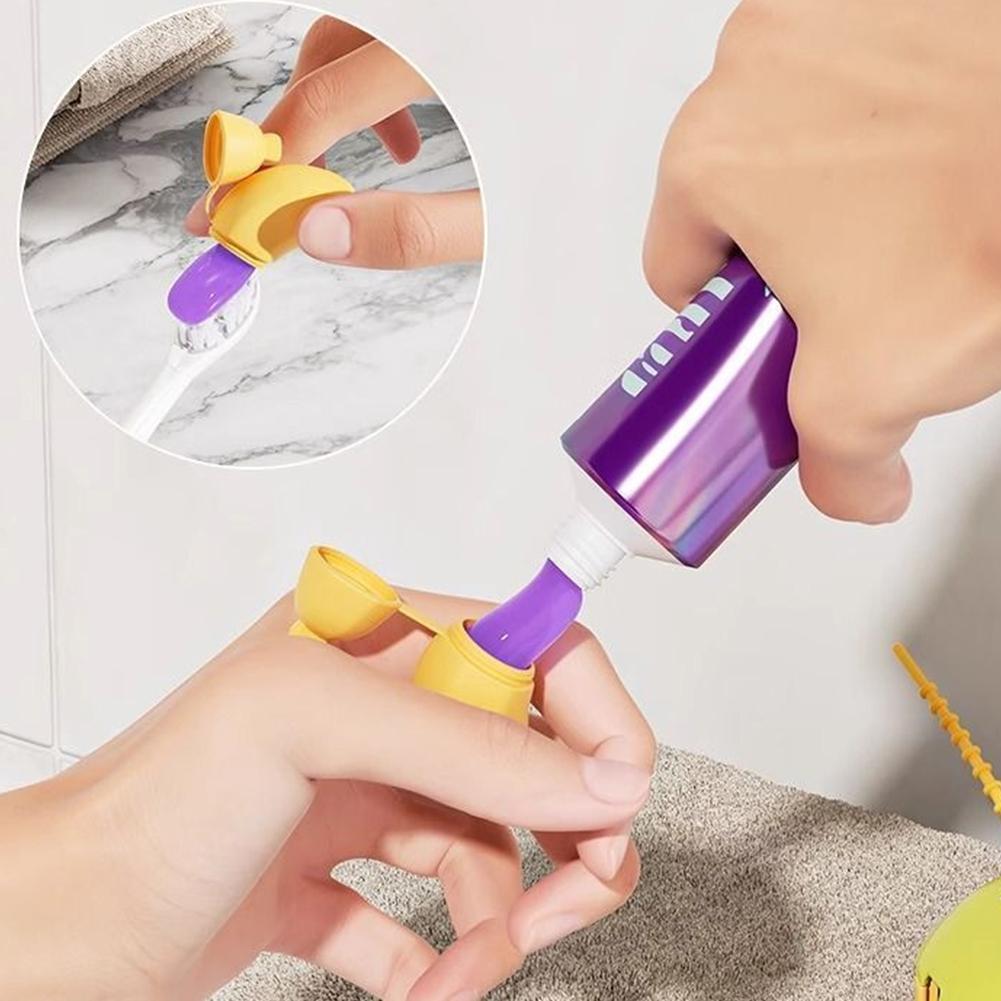 Plastic Toothbrush Head Protective Cover Banana Shape Toothbrush Dust Cap Cover 2in1 Brush Protect Toothbrush Storage Organizer