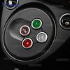 Tricolor Dry Carbon Fiber Sticker For Abarth 595 695 2012-2017 2018 2019 2020 2025 2025 2025 2025 Automatic Gear Shift Button