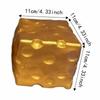 Super Soft Cheese Squeezed Cube Realistic Cheese Stress Ball  Office Desk Toy