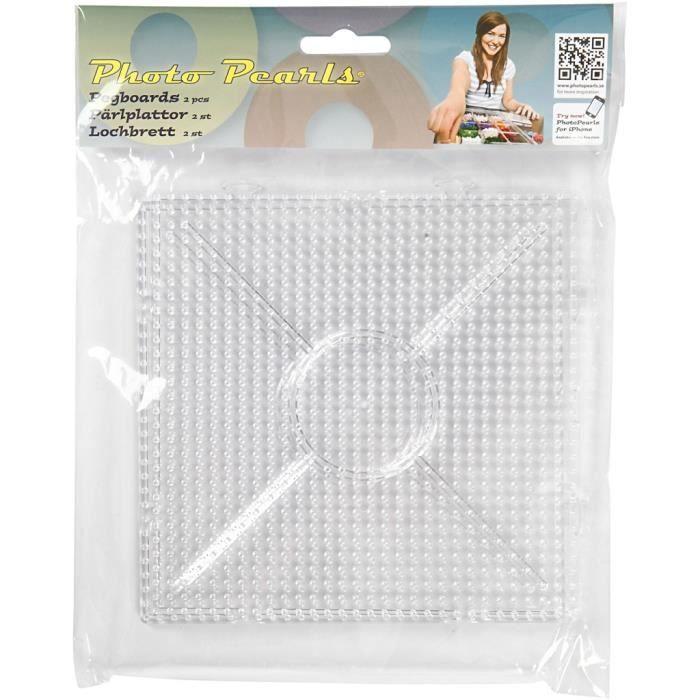 Ironing Beads Board - Nabbi - Medium - Set of 2 - White - Mixed