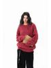 Men's Retro Cable Knit Sweater - Loose Fit, Round Neck, Autumn/Winter Pullover.
