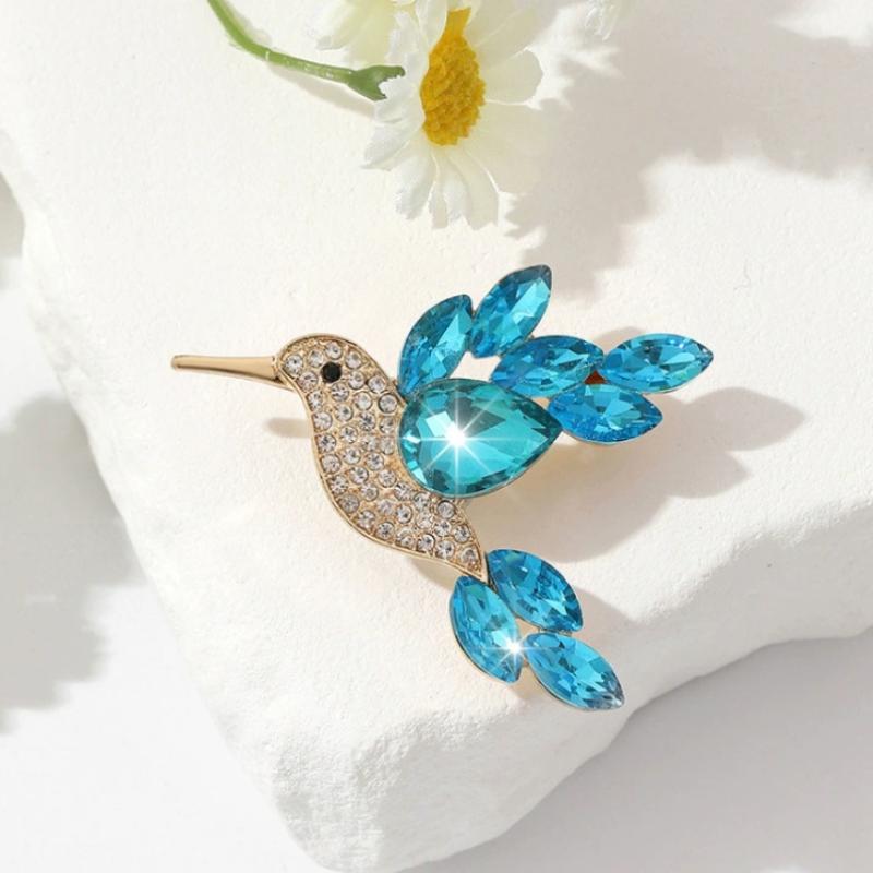 

Luxury Shiny Bird Brooch For Women Coat Jewelry Accessories Gifts A4