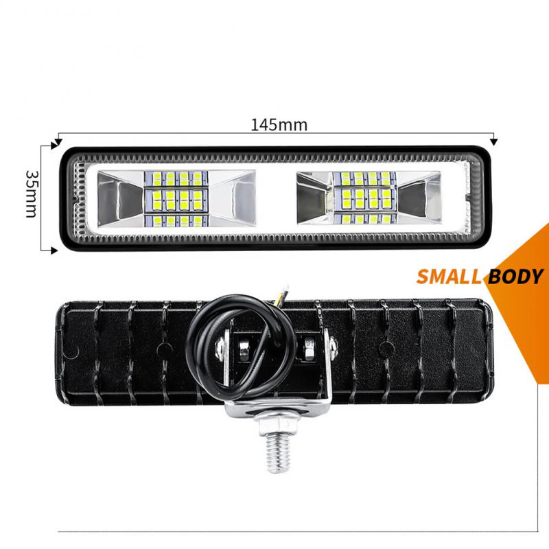 Flood Spotlights Superbright 16led 48w For Offroad Truck Tractor Boat Car Accessories Driving Fog Lamp Weatherproof 16 Led