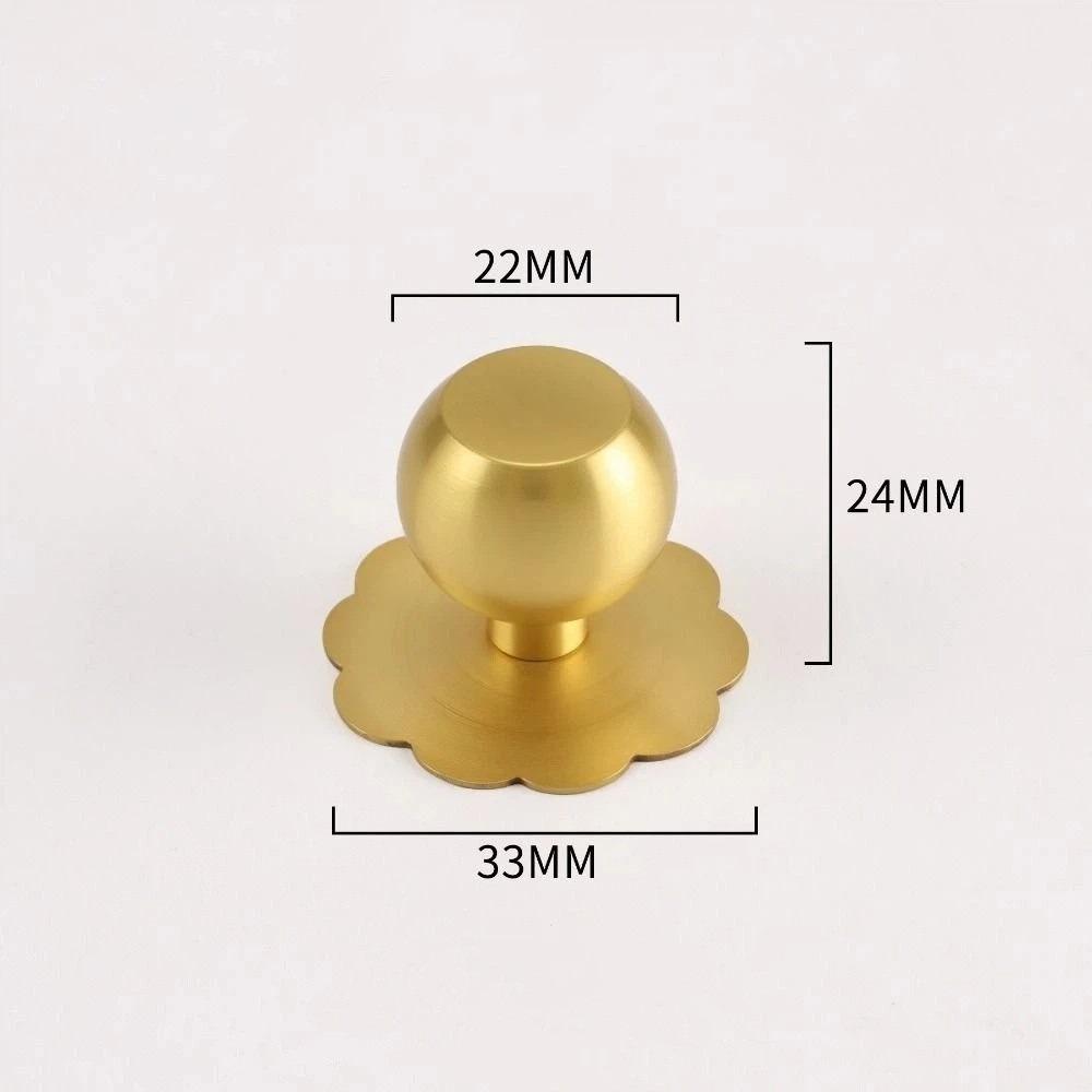 Premium Brass Brass Drawer Backplates Smooth Surface French Style Handles  Wardrobes Fitting style3