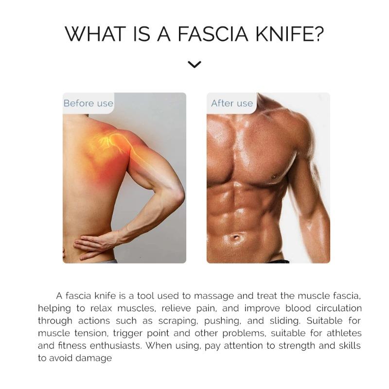 2026 New Gift Electric Fascia Scraper Micro Current Compression Muscle 10500RPM Vibration Relaxation Massager Body Shaping Massage Knife