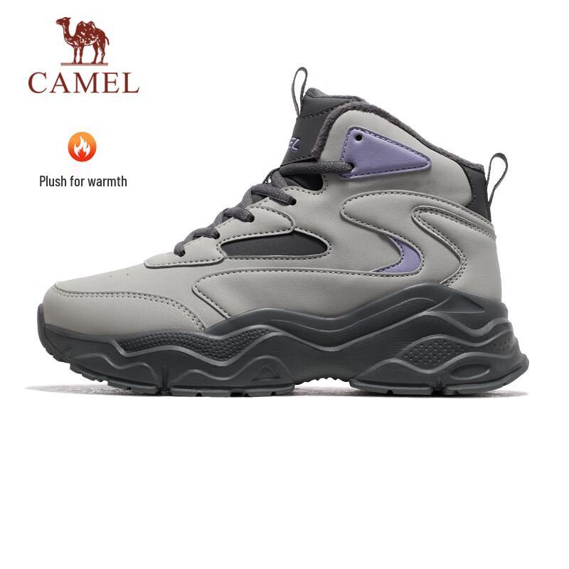 Camel Women s Plush Lined High-Top Casual Shoes 38