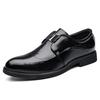 Scarpe da Uomo d'Affari Scarpe Brogues da Uomo in Pelle Verniciata Scarpe da Uomo Eleganti Mocassini a Punta Scarpe Mocassini da Uomo Taglie Forti per Uomo
