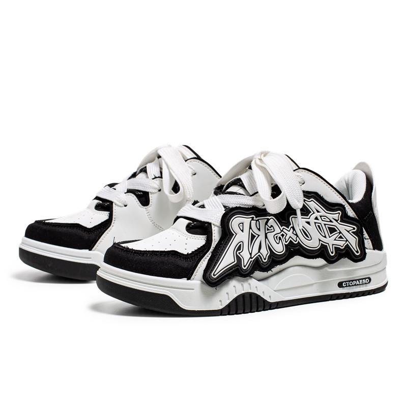 Zapatillas 2024 Autumn Contrast Men Sneakers Flat Bottom Casual Shoe Letter Board Shoe Denim Blue Tennis Shoe Male Shoe Tenis