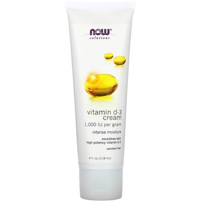 Vitamin D-3 Cream, 1,000 IU, 4 Fl Oz (118 Ml)