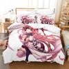 Honkai Impact 3rd Bedding Set Printed Duvet Cover Sheet Pillowcase Soft Quilt Cover Full Queen King Size 3D Print Kawaii Anime