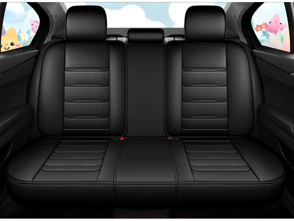 Universal Full-Wrap Four Seasons Breathable Leather Car Seat Cover