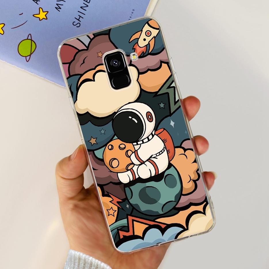 For Samsung Galaxy A8 2018 Case SM-A530F New Fashion Painted Cover Soft Silicone Phone Case For Samsung A8 Plus A8+ A730F Bumper