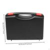 Empty Tool Case Handheld Hard Plastic Compact Shockproof for Technicians,