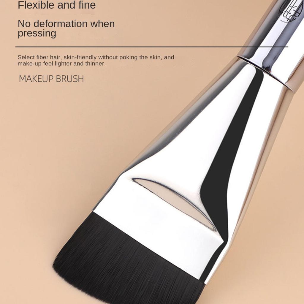 Line Facial Mask Brush No Powder Ultra-thin Flat Head Foundation Brush No Trace Light Base Soft Makeup Brushes Primer Beauty Tool