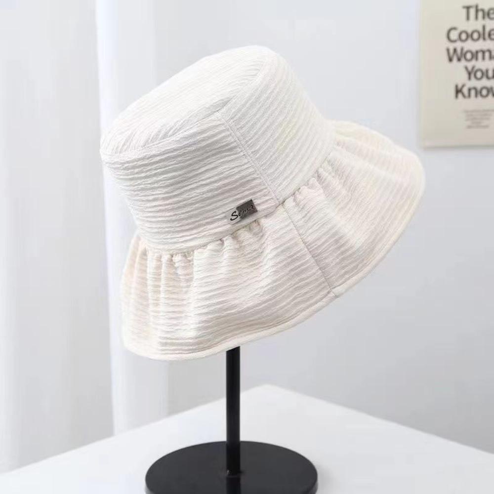 Breathable Fishmen Hat Cotton Beach Cap Lightweight Wide Brim Sun Hat  Travel