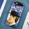 Rene Magritte Phone Case For iPhone 15 13 12 11 14 Pro Max Mini X XR XS MAX SE 2020 7 8 Plus Back Cover