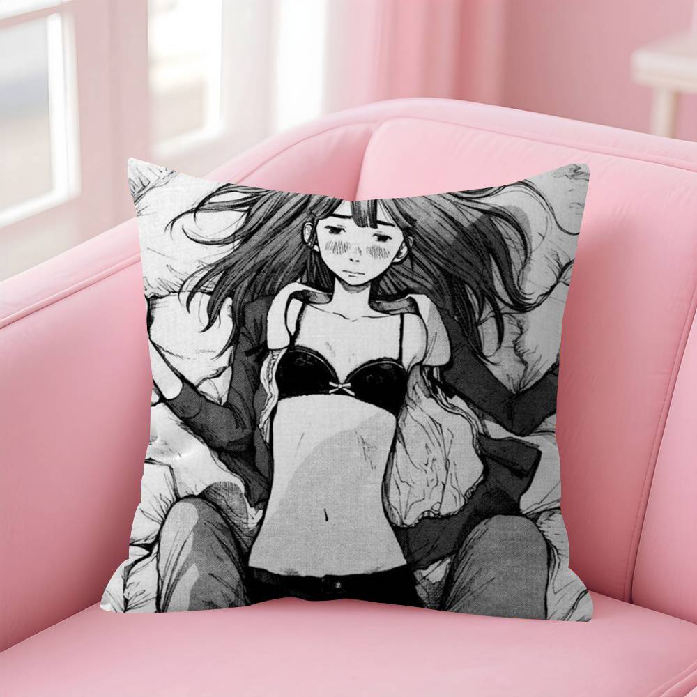 Anime Goodnight Punpun Pillow Anime Pillow Sofa Bed Head Pillow Cover Cushion Cover Fashion