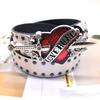 Unique Buckle Girls Waist Belt Street Dance Jeans Belt Decorative Studs