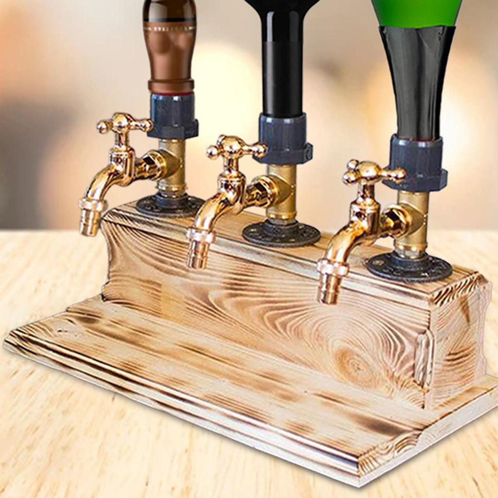 Dárkový dávkovač na víno na whisky Dřevěný nástěnný dávkovač na likéry