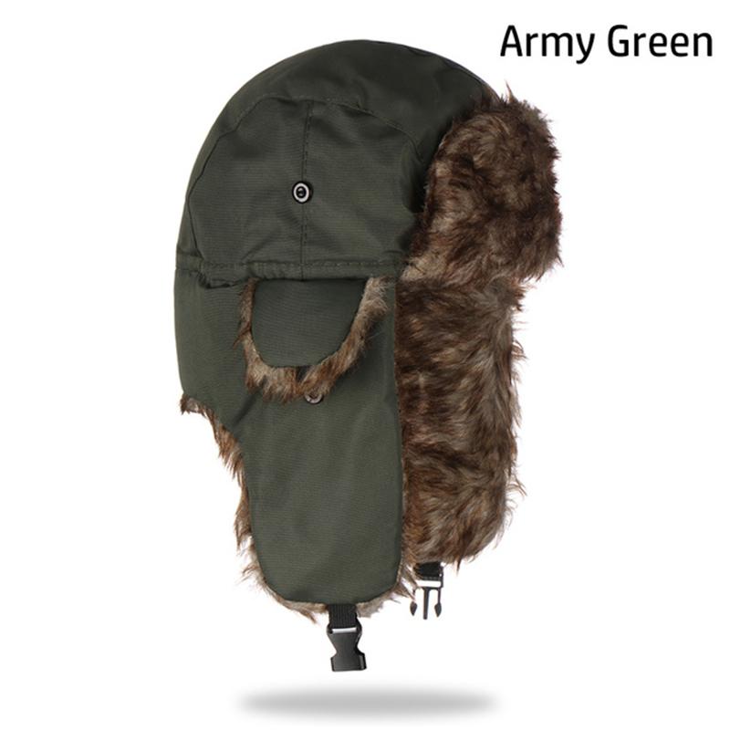 Winter New for Men Tactical Cs Windproof Bomber Earflap Cap Unisex Ushanka Russian Warm Ear Protectors Hats Balaclava Ski Hat