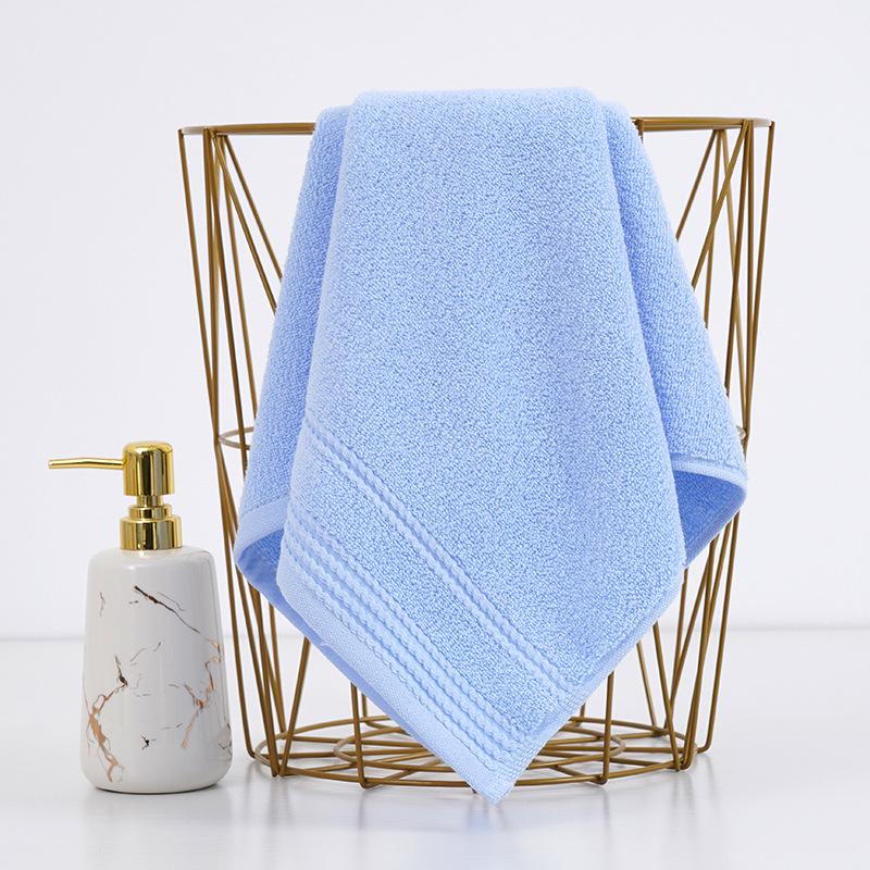 > Mjukt absorberande handduk i 32-trådig ren bomull för hemmet och daglig ansiktstvätt