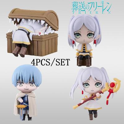 Anime Figure Frieren: Beyond Journey's End Sitting Fern Action Figures Frieren Noodle Stopper Figure Collection Model Toys