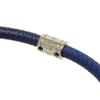 Used 12564 Neo Split Bracelet M8155D 7986 LV Logo Flower Blue Silver Taiga Rama Monogram Cobalt Men's from Japan