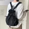 Multi-functi Drawstring Bucket Bag for Women Backpack Large Capacity Nyl Backpacks Travel Female Shoulder Bags Bolsos