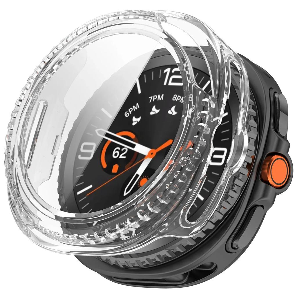 Tempered Glass PC Case for Samsung Galaxy Watch 8-7 Ultra 47mm Protector Cover Galaxy Watch 8 40/44mm 8 Classic 46mm Accessories