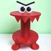 Toilet Roll Holder Paper Rack Cartoon Shape Universal Easy to Install Bathroom Free Standing Countertop Tissue Holder