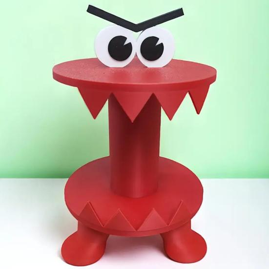 Toilet Roll Holder Paper Rack Cartoon Shape Universal Easy to Install Bathroom Free Standing Countertop Tissue Holder