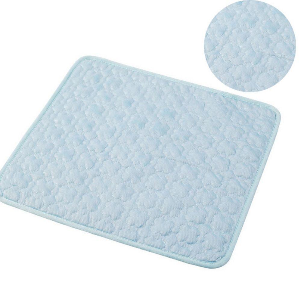 Dog Cooling Mat, Pet Summer Pads Cat Ice Silk Self Bed Sleeping Washable & Portable Cushion Home or Outdoor