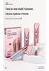 2-in-1 Electric Eyebrow and Hair Trimmer for Men & Women: Portable, Multifunctional Epilator and Shaver