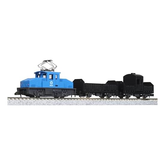 KATO N Gauge Chibi-Totsu Set, Country Town Freight Train, Blue, Model Railroad, Electric Locomotive,
