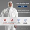 3M 4510 Protective Hooded Suit for Chemical Experiments, Spray Painting, and Dust Protection