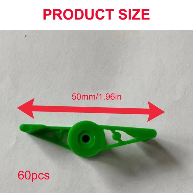 60Pcs Adjustable Plant Branches Bender Clips 360 Degree Angles Training Support Stem Bending Trainer for Shrub Tomato