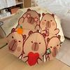 1 Stück Capybara Regenschirm - 8 Speichen verstärkt, Automatisches Öffnen, Leicht & Langlebig, Niedliches Modeaccessoire für Draußen - Y0309