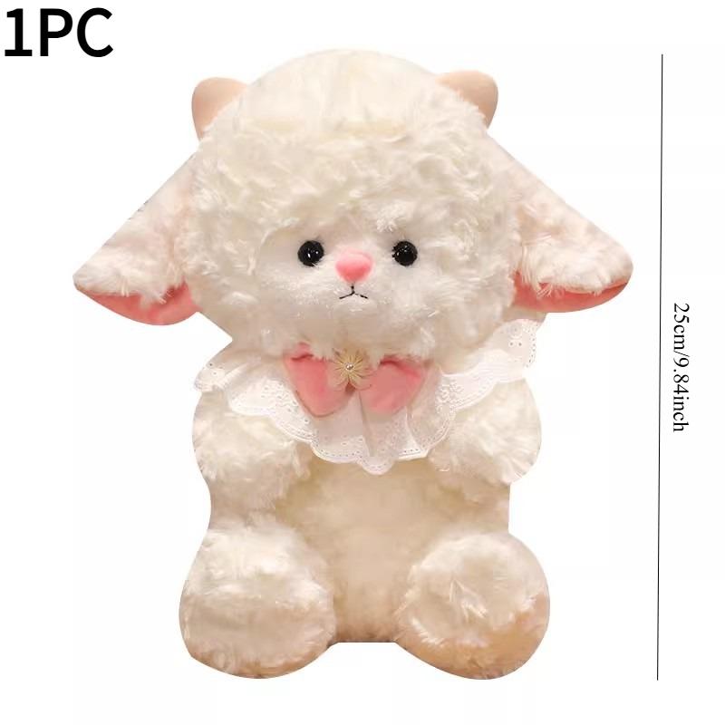 1PC doll grabbing machine soothes lamb doll doll birthday hat plush toy doll birthday gift cute