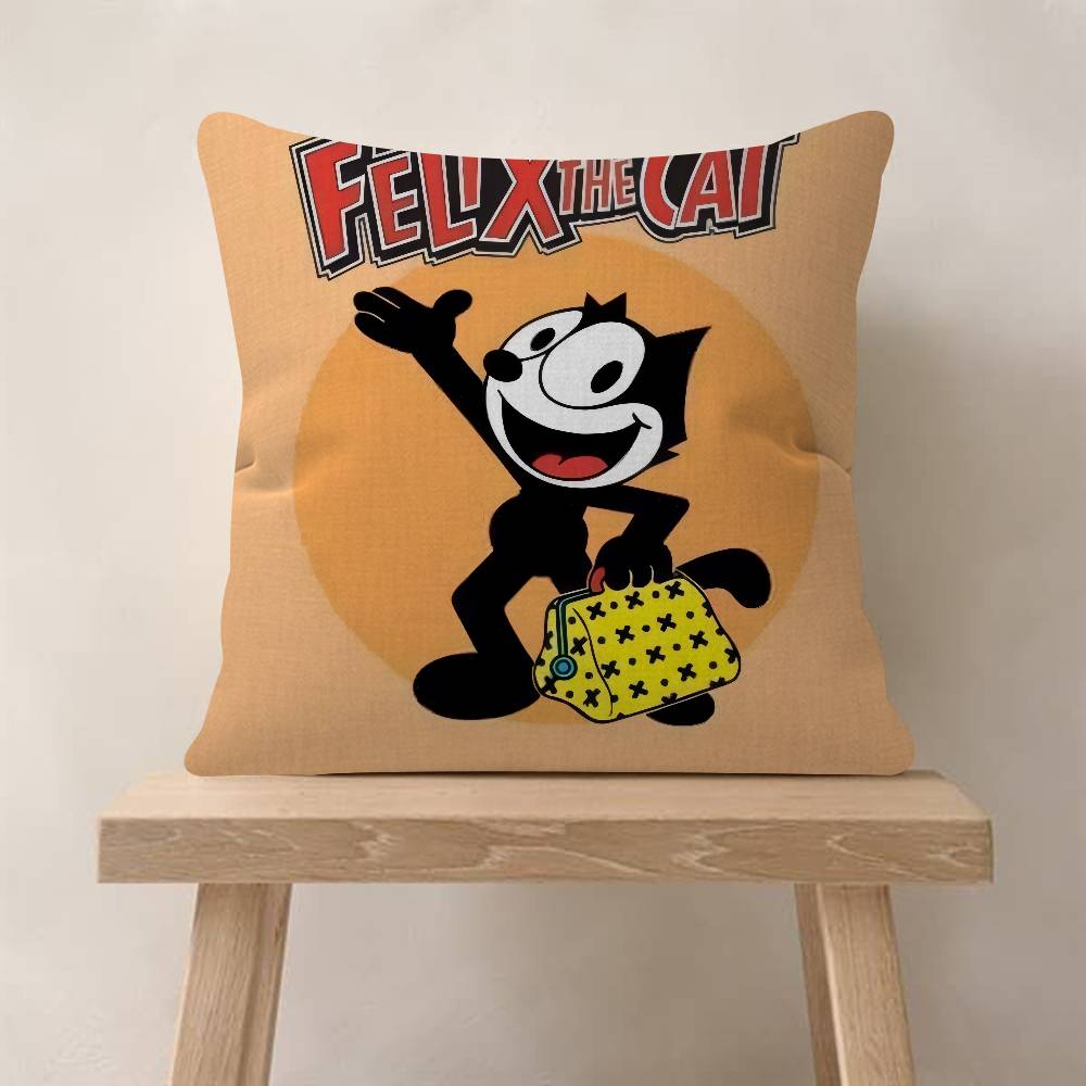 Movie FFelix CLASSIC the Cat Cushion Cover Pillowcase Upholstery Sofa Throw Pillow Home Decor Pillowcas